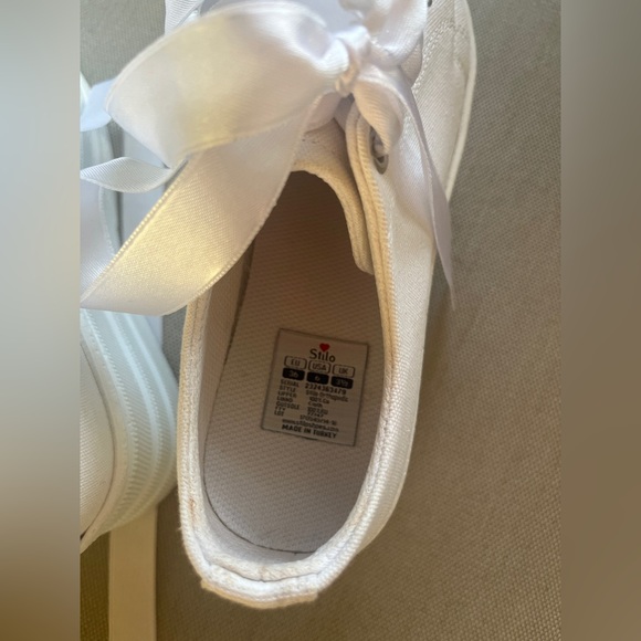 White Platform Sneakers - Picture 3 of 4